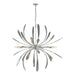 Dahlia Large Chandelier in Vintage Platinum - 104355-SKT-82 by Hubbardton Forge