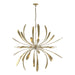 Dahlia Large Chandelier in Modern Brass - 104355-SKT-86 by Hubbardton Forge