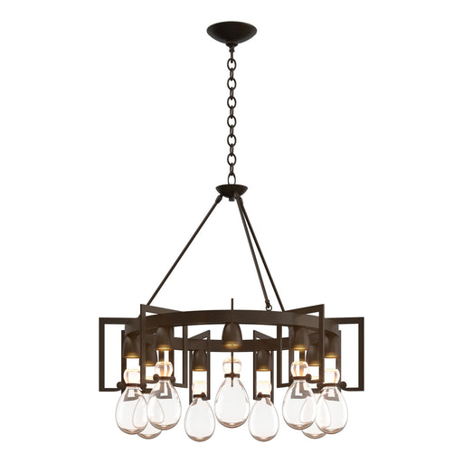 Apothecary Circular Chandelier in Bronze - 104360-SKT-05-ZM0572 by Hubbardton Forge