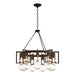 Apothecary Circular Chandelier in Bronze - 104360-SKT-05-ZM0572 by Hubbardton Forge