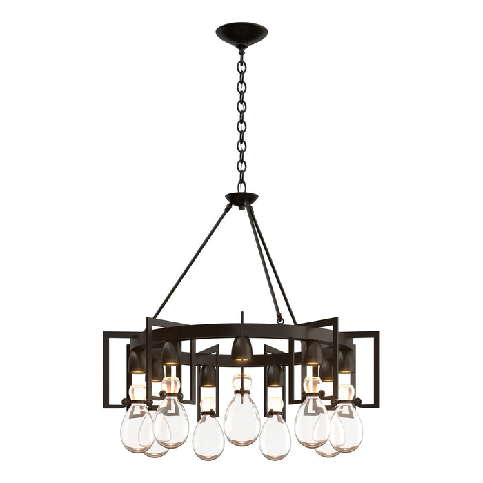 Apothecary Circular Chandelier in Oil Rubbed Bronze - 104360-SKT-14-ZM0572 by Hubbardton Forge