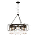 Apothecary Circular Chandelier in Oil Rubbed Bronze - 104360-SKT-14-ZM0572 by Hubbardton Forge