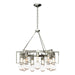 Apothecary Circular Chandelier in Sterling - 104360-SKT-85-ZM0572 by Hubbardton Forge