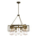 Apothecary Circular Chandelier in Modern Brass - 104360-SKT-86-ZM0572 by Hubbardton Forge