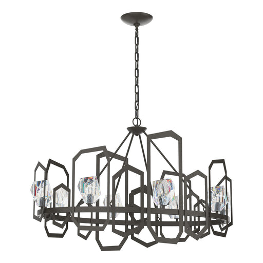 Gatsby Chandelier in Dark Smoke - 105020-SKT-07-CR by Hubbardton Forge