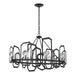 Gatsby Chandelier in Black - 105020-SKT-10-CR by Hubbardton Forge