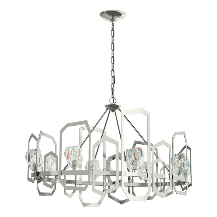 Gatsby Chandelier in Sterling - 105020-SKT-85-CR by Hubbardton Forge