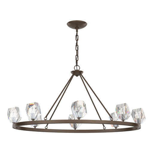 Gatsby 8-Light Chandelier in Bronze - 105021-SKT-05-CR by Hubbardton Forge