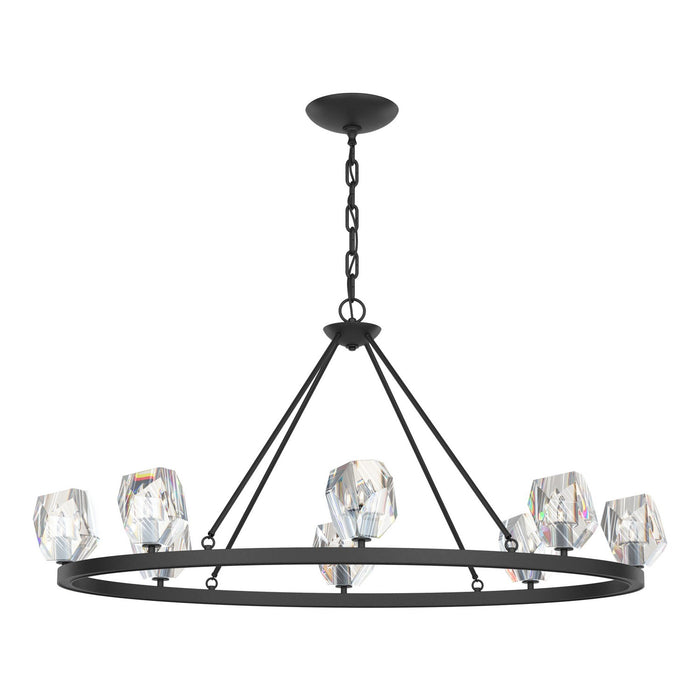 Gatsby 8-Light Chandelier in Black - 105021-SKT-10-CR by Hubbardton Forge