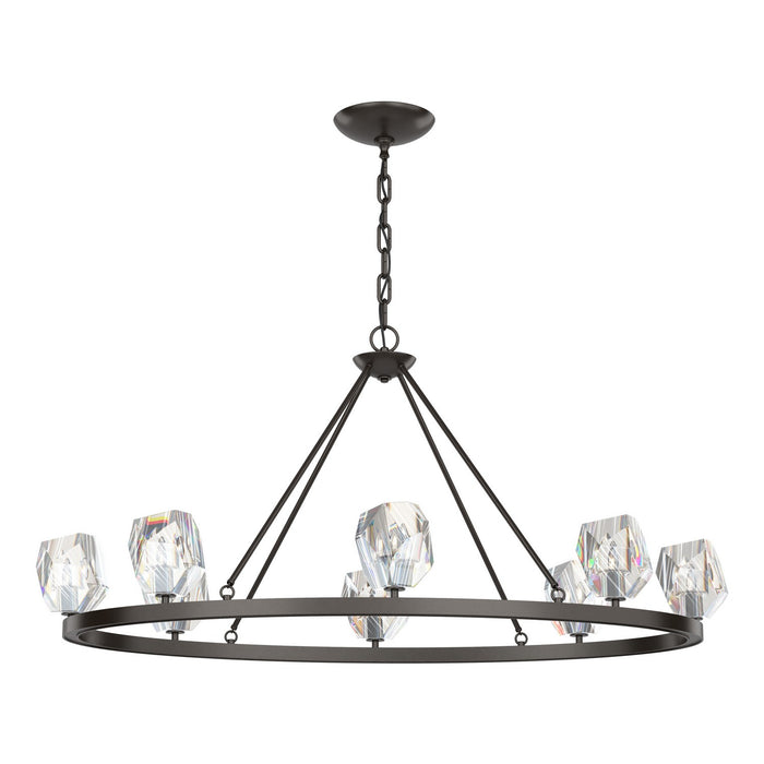 Gatsby 8-Light Chandelier in Oil Rubbed Bronze - 105021-SKT-14-CR by Hubbardton Forge