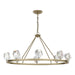 Gatsby 8-Light Chandelier in Soft Gold - 105021-SKT-84-CR by Hubbardton Forge