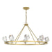 Gatsby 8-Light Chandelier in Modern Brass - 105021-SKT-86-CR by Hubbardton Forge