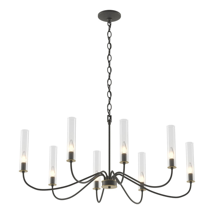 Grace 8-Arm Chandelier in Natural Iron - 105050-SKT-20-BR-ZM0611 by Hubbardton Forge