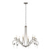 Stella 6 Arm Chandelier in Natural Iron - 105057-SKT-20-CR by Hubbardton Forge