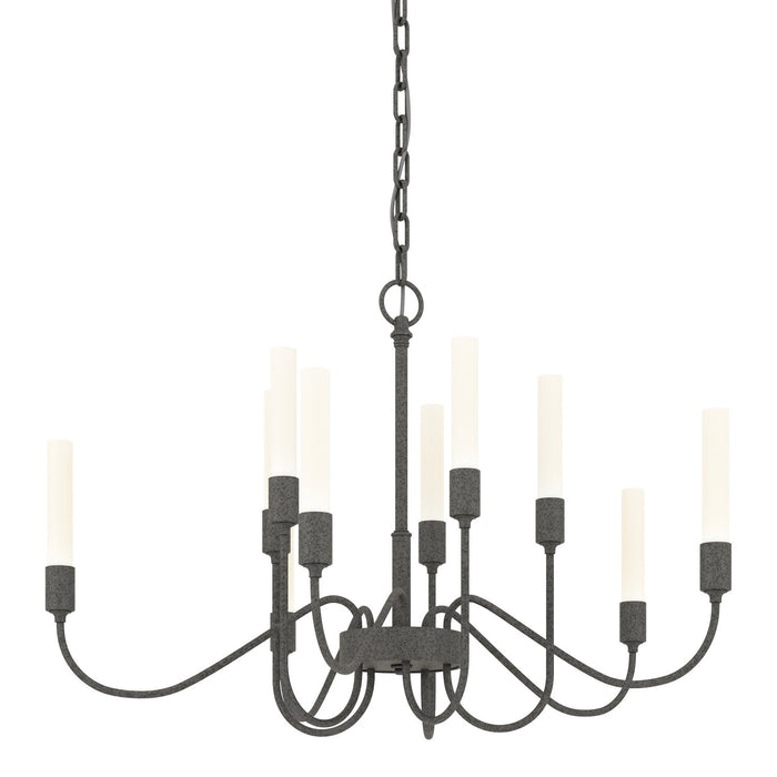 Lisse 10 Arm Chandelier in Natural Iron - 106030-SKT-20 by Hubbardton Forge