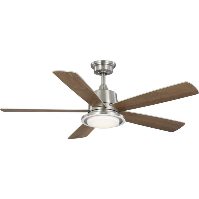 Tarsus 52" Ceiling Fan in Brushed Nickel