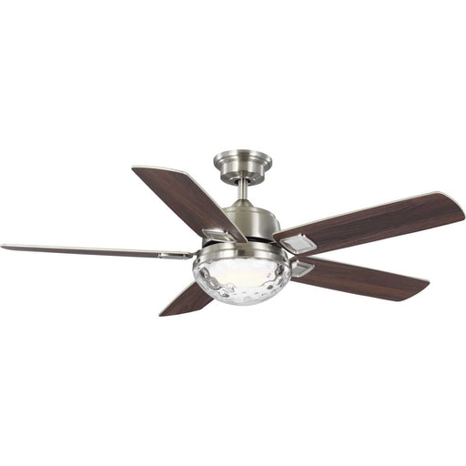 Tompkins 52" Ceiling Fan in Brushed Nickel