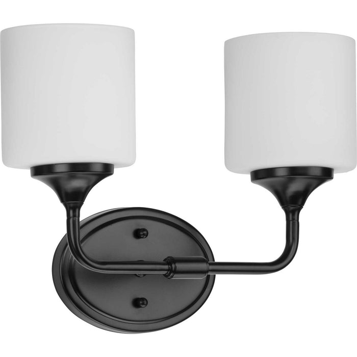 P2802-31M- Lynzie 2-Light Bath in Matte Black by Progress Lighting