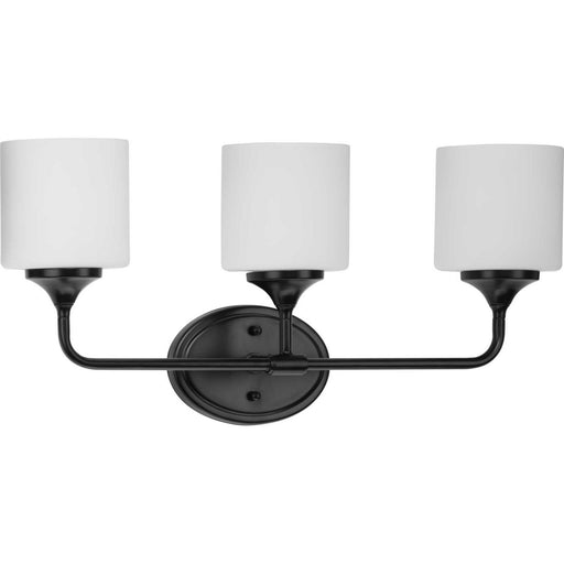 P2803-31M- Lynzie 3-Light Bath in Matte Black by Progress Lighting