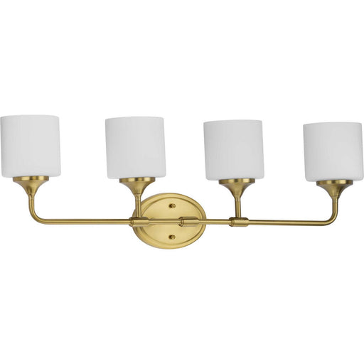 P2804-191- Lynzie 4-Light Bath in Brushed Gold by Progress Lighting