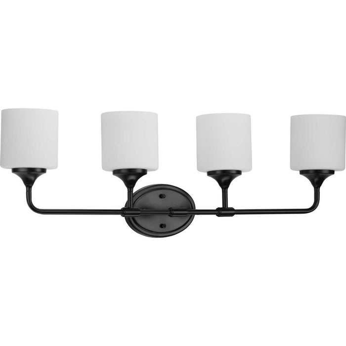 P2804-31M- Lynzie 4-Light Bath in Matte Black by Progress Lighting