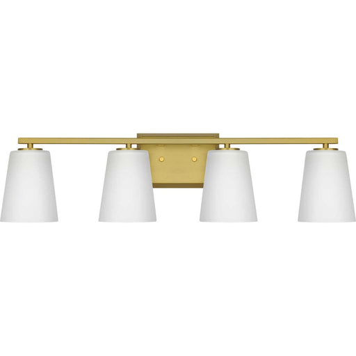 P300464-191 - Vertex 4-Light Bath in Brushed Gold by Progress Lighting