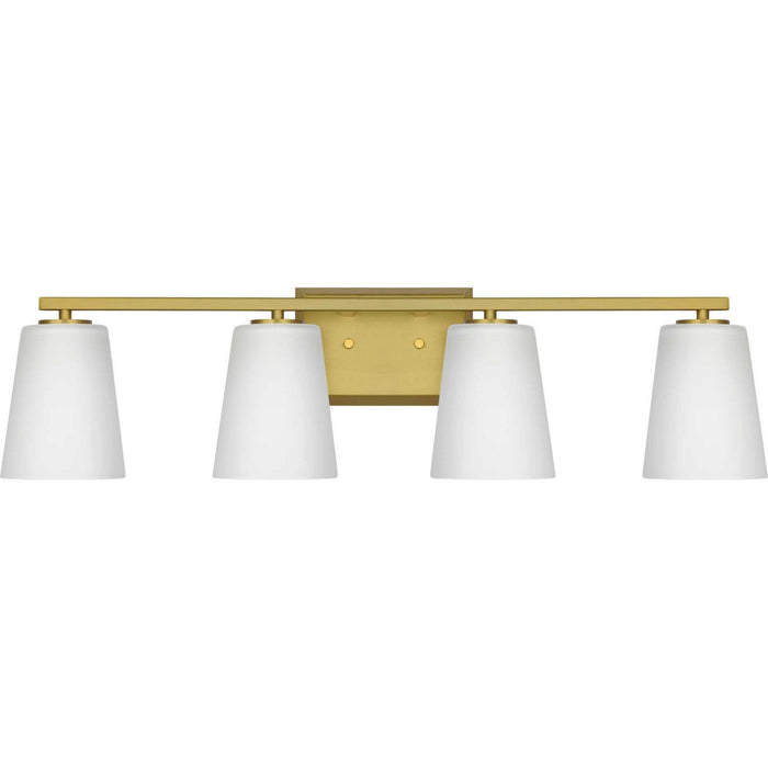 P300464-191 - Vertex 4-Light Bath in Brushed Gold by Progress Lighting