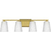 P300464-191 - Vertex 4-Light Bath in Brushed Gold by Progress Lighting