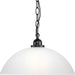 P500149-31M- Classic Dome Pendant 1-Light Pendant in Matte Black by Progress Lighting