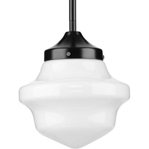 P5196-31M- School House 1-Light Pendant in Matte Black by Progress Lighting