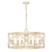 0890-6 AI- Alcott 6-Light Chandelier in Antique Ivory by Golden Lighting