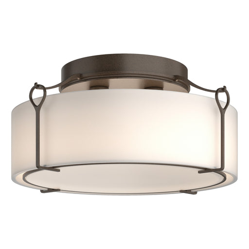 Bow Large Semi-Flush in Bronze - 121145-SKT-05-GG0216 by Hubbardton Forge