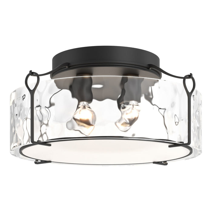 Bow Large Semi-Flush in Black - 121145-SKT-10-LL0216 by Hubbardton Forge