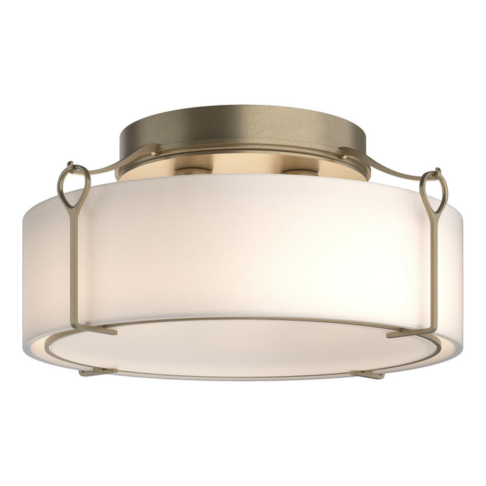 Bow Large Semi-Flush in Soft Gold - 121145-SKT-84-GG0216 by Hubbardton Forge