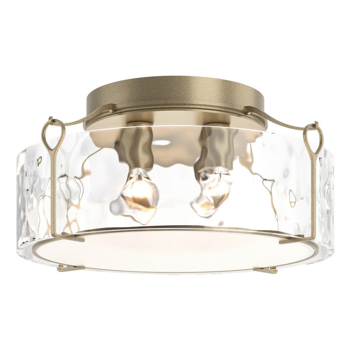 Bow Large Semi-Flush in Soft Gold - 121145-SKT-84-LL0216 by Hubbardton Forge