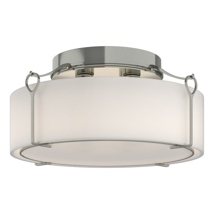 Bow Large Semi-Flush in Sterling - 121145-SKT-85-GG0216 by Hubbardton Forge