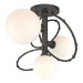 Olympus 3-Light Semi-Flush in Natural Iron - 121360-SKT-20-GG0712 by Hubbardton Forge