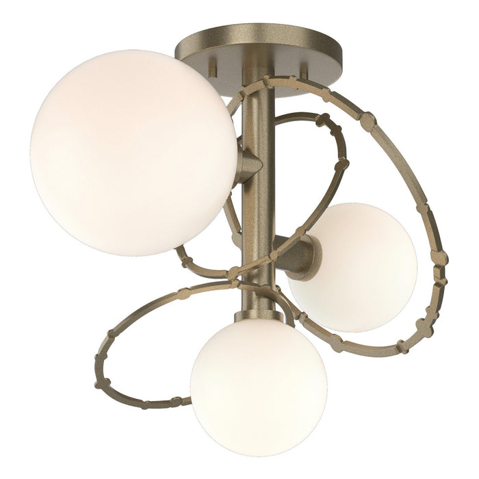 Olympus 3-Light Semi-Flush in Soft Gold - 121360-SKT-84-GG0712 by Hubbardton Forge