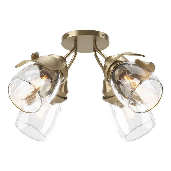 Lapas 4-Light Semi-Flush in Soft Gold - 121371-SKT-84-LL0330 by Hubbardton Forge