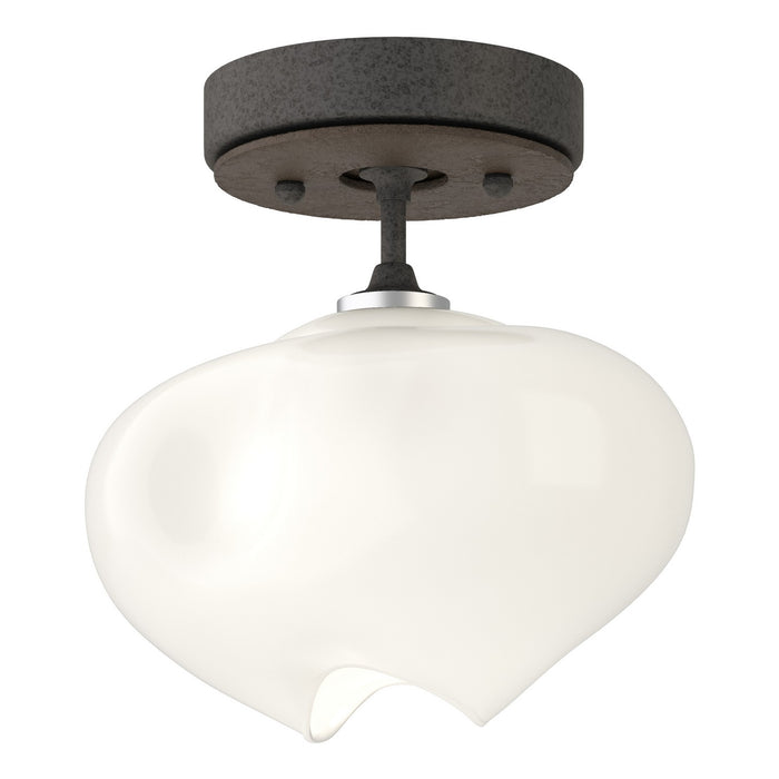 Ume 1-Light Semi-Flush in Natural Iron with Bronze Accent - 121372-SKT-20-05-FD0710 by Hubbardton Forge