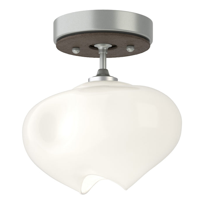 Ume 1-Light Semi-Flush in Vintage Platinum with Bronze Accent - 121372-SKT-82-05-FD0710 by Hubbardton Forge