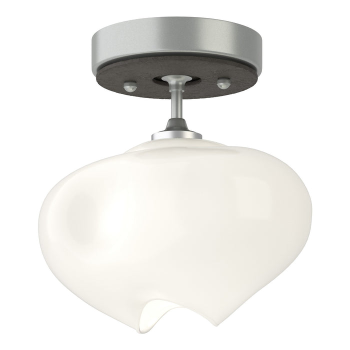 Ume 1-Light Semi-Flush in Vintage Platinum with Dark Smoke Accent - 121372-SKT-82-07-FD0710 by Hubbardton Forge