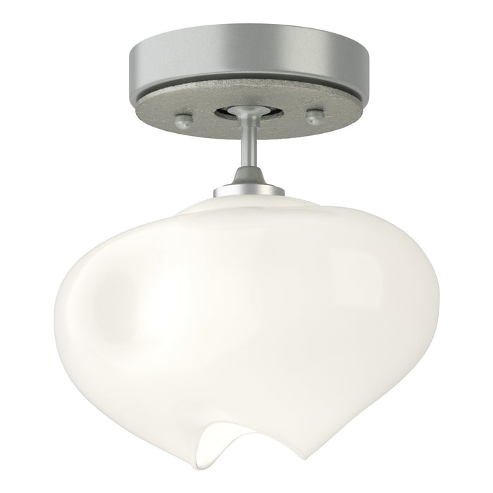 Ume 1-Light Semi-Flush in Vintage Platinum with Sterling Accent - 121372-SKT-82-85-FD0710 by Hubbardton Forge