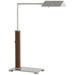 Copse LED Desk Lamp in Polished Nickel & Walnut