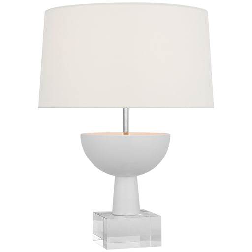 Eadan LED Table Lamp in Plaster White