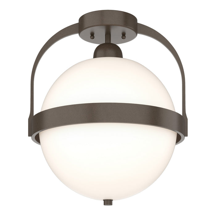 Atlas Semi-Flush in Bronze - 121380-SKT-05-GG0720 by Hubbardton Forge