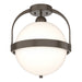 Atlas Semi-Flush in Bronze - 121380-SKT-05-GG0720 by Hubbardton Forge