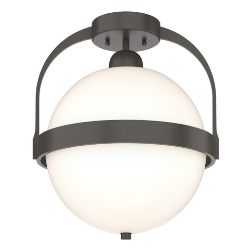 Atlas Semi-Flush in Dark Smoke - 121380-SKT-07-GG0720 by Hubbardton Forge