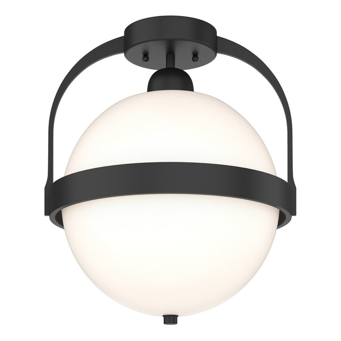 Atlas Semi-Flush in Black - 121380-SKT-10-GG0720 by Hubbardton Forge