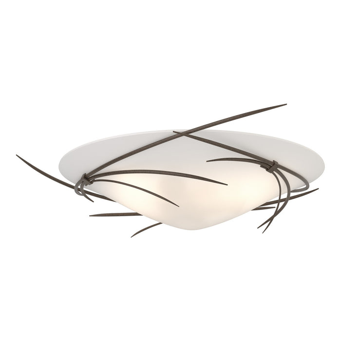 Wisp Semi-Flush in Bronze - 121620-SKT-05-GG0722 by Hubbardton Forge